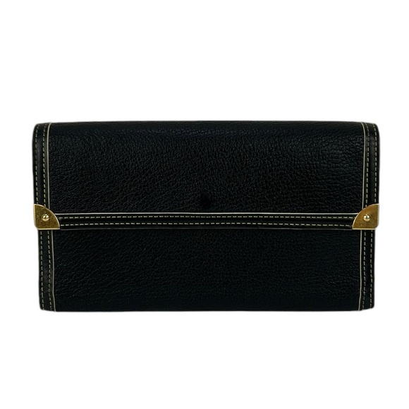 Louis Vuitton Porto Tresor International Long Wallet Suhari Noir - Picture 1 of 16